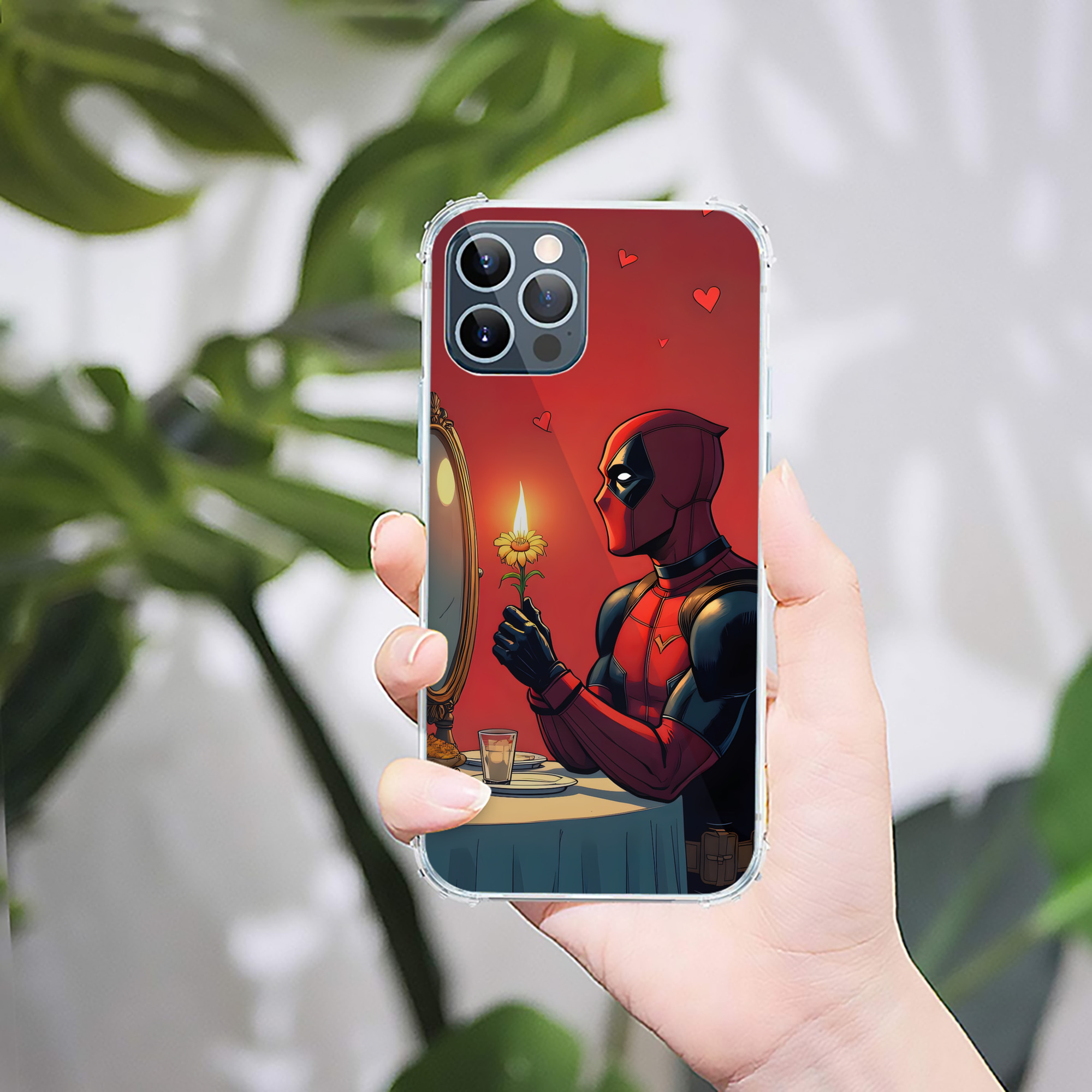 （画像用） Deadpool デッドプール 【iPhone 12シリーズ対応】透明スマホケース（クリアソフトケース）